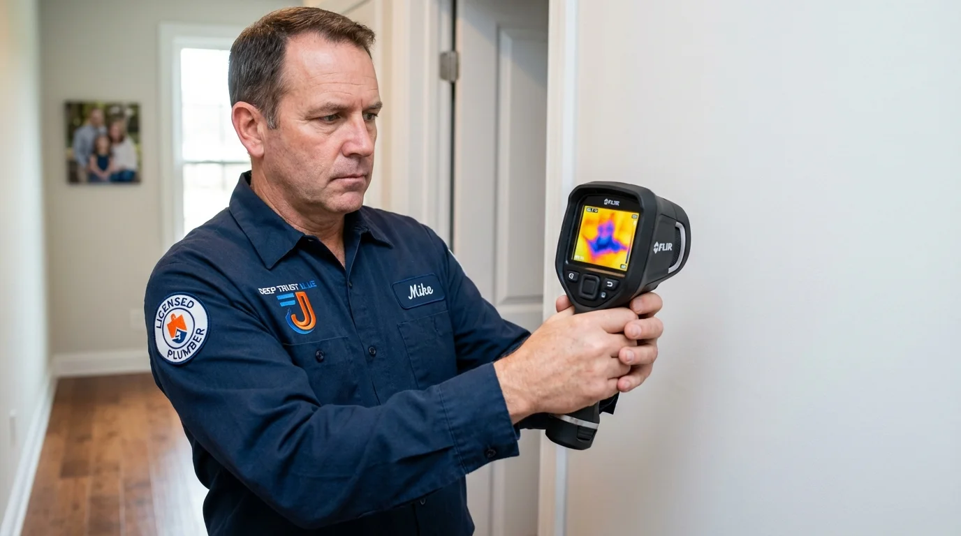 Thermal imaging leak detection by Johns Plumbing LLC in Temple City